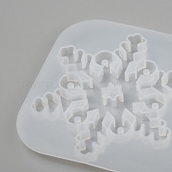 Weihnachten DIY Schneeflocke Silikon Anhänger Formen&nbsp;LS-DIY-P006-31
