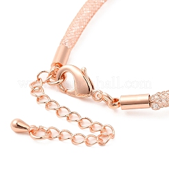 Bracciali a catena in maglia di ottone da donna&nbsp;DIY-B066-02G-04