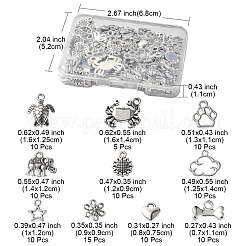 100 Stück 10-tibetische Anhänger aus tibetischem Stil&nbsp;FIND-FS0001-52