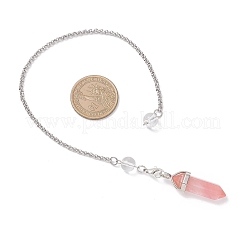Kugel Kirschquarzglas spitze Wünschelrutenpendel&nbsp;PALLOY-JF04560
