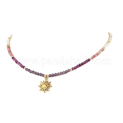 Colliers pour femmes ornés de pendentifs en acier inoxydable 304&nbsp;NJEW-JN06533-01