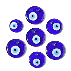 18 pendentif en lampwork fait à la main avec 3 styles de mauvais œil&nbsp;LAMP-CJ0002-74