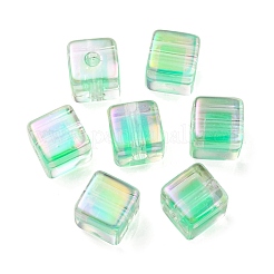 UV-Beschichtung transparente europäische Acrylperlen&nbsp;OACR-F004-10E