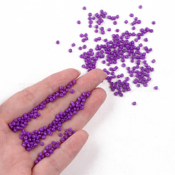 Perles de rocaille en verre&nbsp;SEED-S001-K13