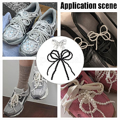2 Stil von Schuhschnallenclips aus Acryl und Kunststoff&nbsp;FIND-MA0001-10B
