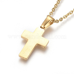 Colliers pendentifs en acier inoxydable 304&nbsp;NJEW-F275-22G