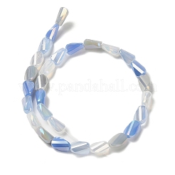 Chapelets de perles en verre électroplaqué&nbsp;EGLA-P065-01A-05