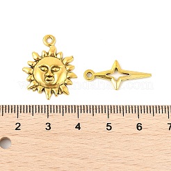 Pendente in lega stile tibetano&nbsp;FIND-M058-05AG