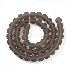 Fili di perline do vetro trasparente&nbsp;LS-GLAA-T032-T8mm-MD02