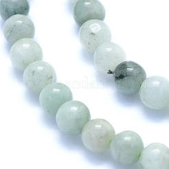 Natürliche myanmarische Jade / burmesische Jade-Perlenstränge&nbsp;G-I279-C02-4mm