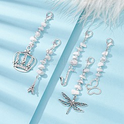 Décorations de pendentifs en alliage sur le thème du mariage&nbsp;HJEW-JM01326
