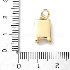 Messing Emaille-Anhänger&nbsp;KK-B155-18G-03