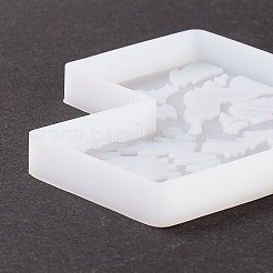 Kreuz mit Löwenmuster Cup Mat Silikonformen&nbsp;DIY-M039-08
