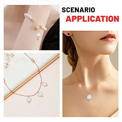 10pcs pendentifs en perles d'eau douce naturelles&nbsp;FIND-CA0009-02C