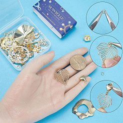 DIY-Bausätze für Ohrstecker mit baumelnden Ohrsteckern&nbsp;DIY-SC0019-58