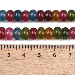 Rangs de perles de jade blanc naturel&nbsp;GG-CBAD029-B06-5x8mm