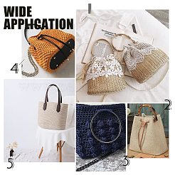 Ovaler Boden aus Kunstleder&nbsp;FIND-WR0001-02