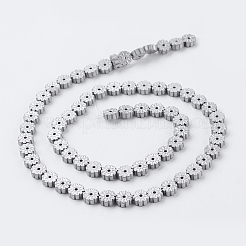 Perlas de hematita sintéticas no magnéticas galvanizadas al vacío con revestimiento de PVD&nbsp;G-F534-K07