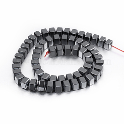 Non magnetici perle ematite sintetico fili&nbsp;G-P341-29-6x6mm