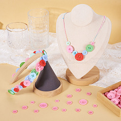 Boutons de résine 4-hole&nbsp;BUTT-TADJ0001-03E