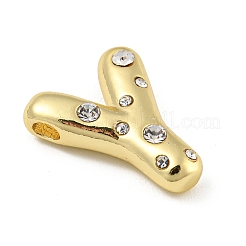 Messing micro pave klare zirkonia anhänger&nbsp;KK-E093-04G-Y