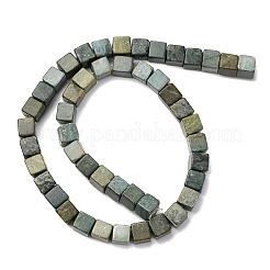 Stränge natürlicher Shoushan-Jadeperlen&nbsp;G-B155-C03-8x8mm