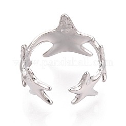 Manschettenringe aus Edelstahl 304 für Damen&nbsp;RJEW-N052-09P