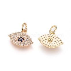 Colgante micropavé cubic zirconia de latón&nbsp;ZIRC-G166-18G