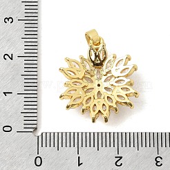 Pendentifs en laiton zircon cubique transparent&nbsp;KK-A296-07A-G