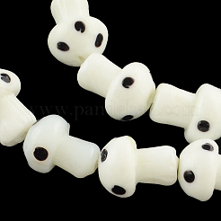 Perline fungo a mano in vetro murano fili&nbsp;X-LAMP-R116-18