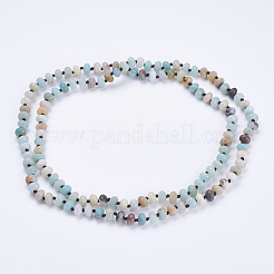 Braccialetti multiuso per l'amazzonite naturale / bracciali avvolgenti&nbsp;NJEW-K095-B05