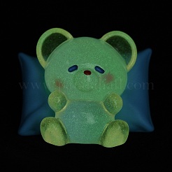 Ornements mignons de petit ours en résine lumineuse&nbsp;RESI-Z008-01F