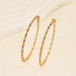 Orecchini a clip twist in acciaio inossidabile 304 per donna&nbsp;GL5148