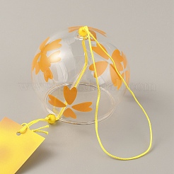 Campanelli eolici in vetro&nbsp;DJEW-WH0016-33C