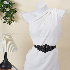 1 x Blumen-Applikationen aus Glaskristall und Strass.&nbsp;DIY-FG0008-66