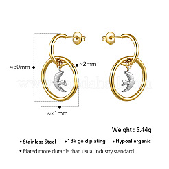 Ohrstecker aus 316er Chirurgenstahl für Damen&nbsp;WGF7699-01