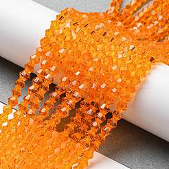 Chapelets de perles en verre transparente  &nbsp;GLAA-F029-4mm-23