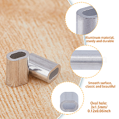 Breloques coulissants en aluminium/perles coulissantes&nbsp;FIND-WH0161-13A