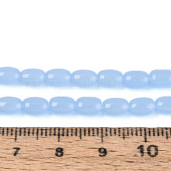 Chapelets de perles en verre imitation jade&nbsp;LS-GLAA-T028-14J-04