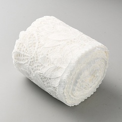 Ruban de dentelle brodé de fleurs en nylon&nbsp;OCOR-WH0078-377B