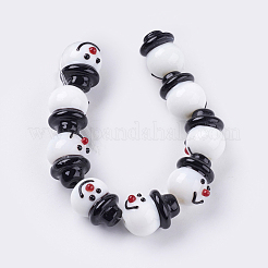 Chapelets de perles vernissées manuelles&nbsp;LAMP-N068-5