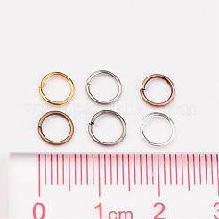 1 Schachtel 6-farbige offene Biegeringe aus Eisen&nbsp;IFIN-X0025-6mm-NF-B
