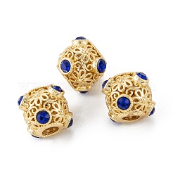 Perles de zircone cubique micro pave en Laiton&nbsp;ZIRC-P088-12G