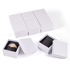 Rechteckige Geschenkboxen aus Papier für Schmuck&nbsp;CON-TAC0010-91B