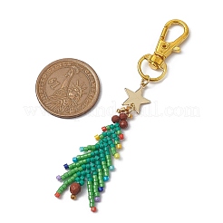 Decorazione pendente con perline in vetro per albero di Natale&nbsp;HJEW-MZ00070