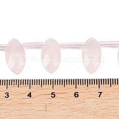 Natürlichen Rosenquarz Perlen Stränge&nbsp;G-P607-A06-01