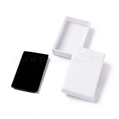 Papier mit schwammmatten Halskettenboxen&nbsp;OBOX-G018-02C