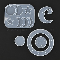 Kit fai da te per la creazione di campanelli eolici con stelle e luna&nbsp;DIY-P028-17
