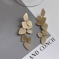 Orecchini pendenti a foglia di ottone&nbsp;FS-WG62B68-01