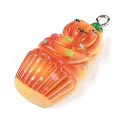 Anhänger aus undurchsichtigem Harz mit Halloween-Motiven&nbsp;LS-RESI-Z040-01P-03